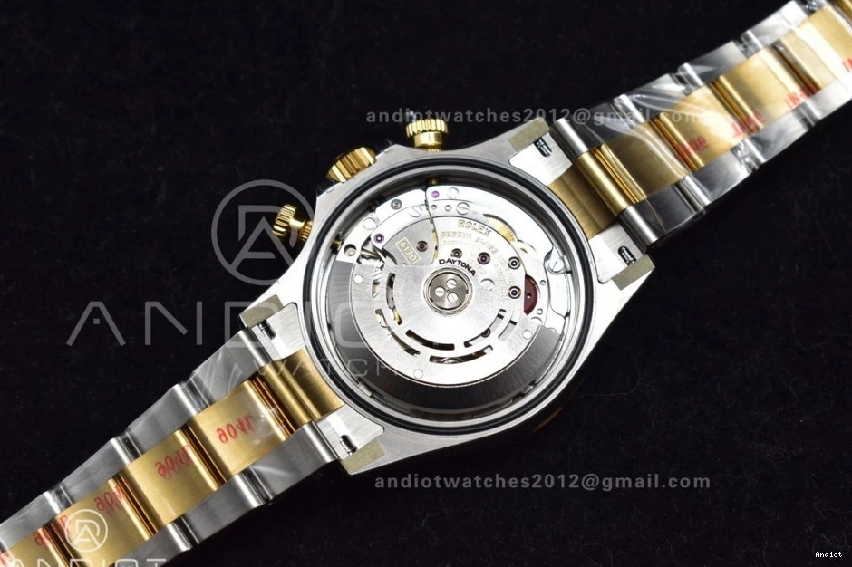 Clean Diamond on 116503 Of Bracelet Dial YG Best Edition Daytona Mother SS 1:1 Pearl V2 White SA4130 0119